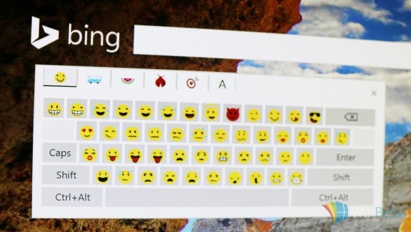 NET useless Bing search page install emoji keyboard
